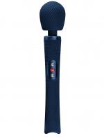 Синий жезловый вибромассажер Vim Vibrating Wand - 31,3 см.